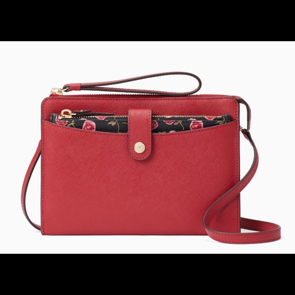 Kate Spade red Crossbody/Wristlet 2-in-1 - Picture 1 of 3